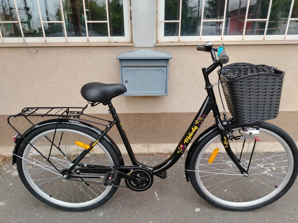 Új Adria Melody 26″ Női fekete kontrafékes kerékpár!