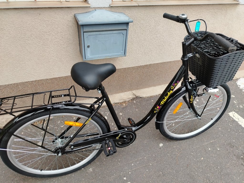 Új Adria Melody 26″ Női fekete kontrafékes kerékpár!