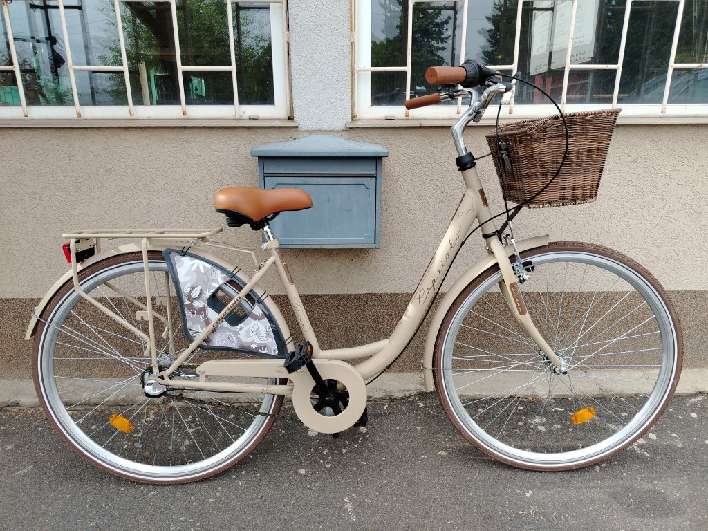 Új Capriolo Diana 28″ Női bézs agyváltós kontrafékes kerékpár!
