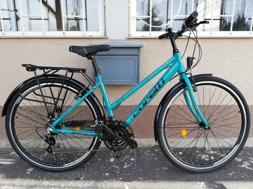 Új CORELLI nuptse 28″ Női alu vázas kerékpár!