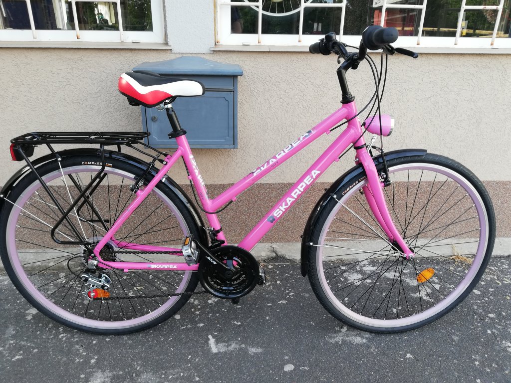 Új SKARPEA pink 28″ Női aluvázas kerékpár!